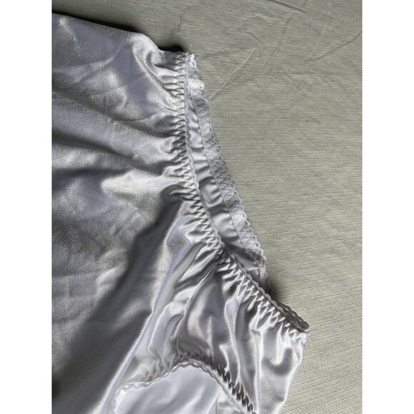 Vanity Fair Womens White Satin Brief Panties Size 7 - Picture 5 of 8